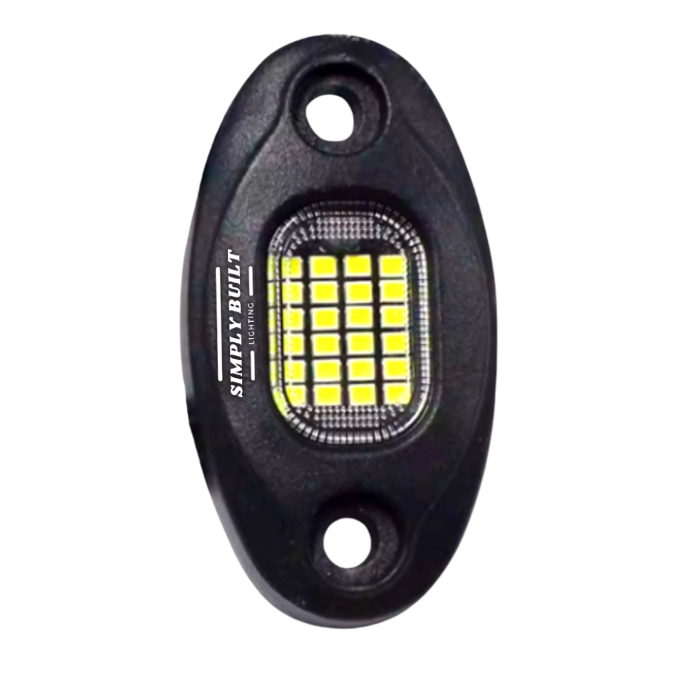SBR 24W LED Pure White Rock Lights | Simply Built Rigs